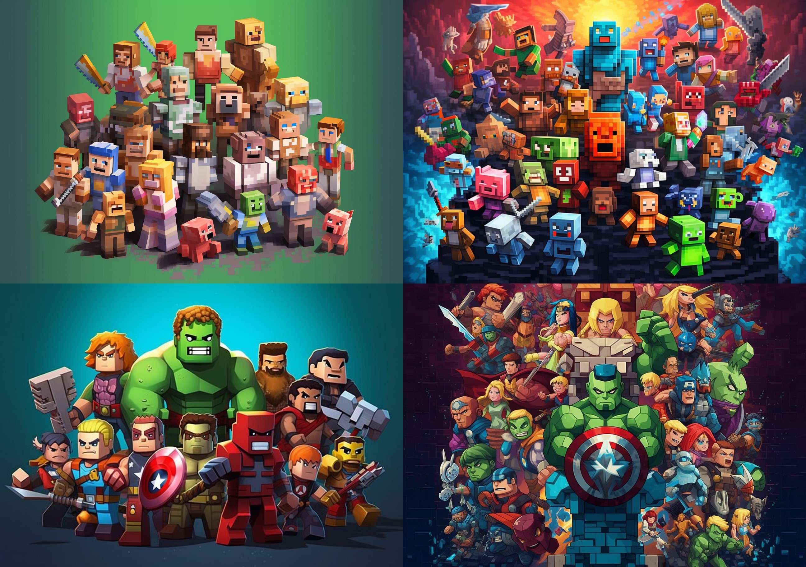 Minecraft Pixel Art